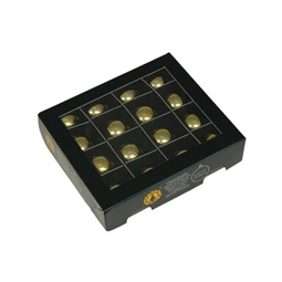 Gömb 3 cm bright gold shiny S/16