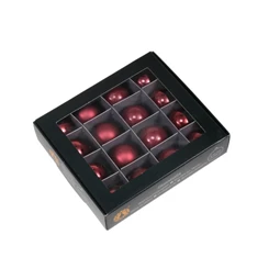 Gömb 3cm ruby S/16