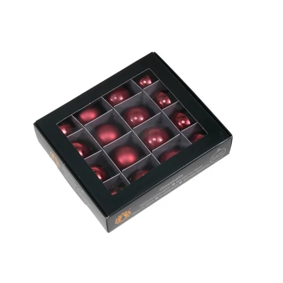 Gömb 3cm ruby S/16