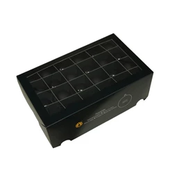 Gömb 4 cm black S/48
