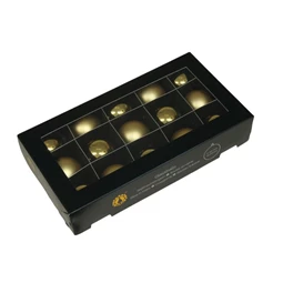 Gömb 4 cm bright gold combi S/15