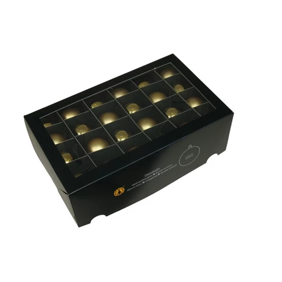 Gömb 4 cm bright gold combi S/48