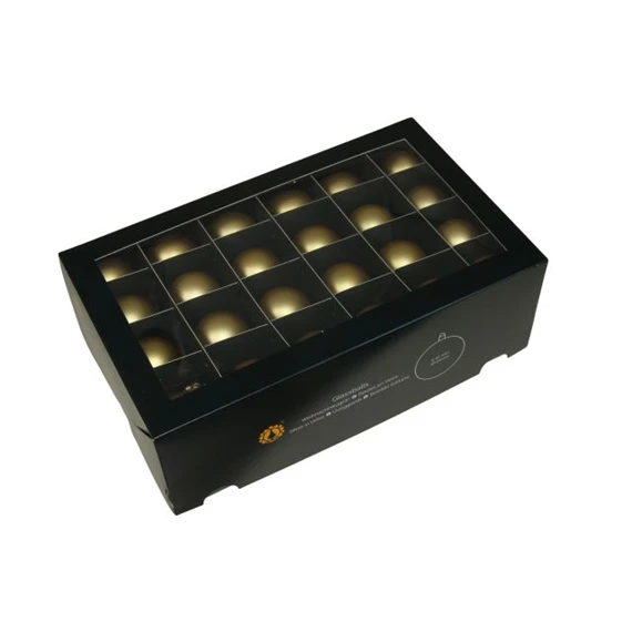 Gömb 4 cm bright gold mat S/48