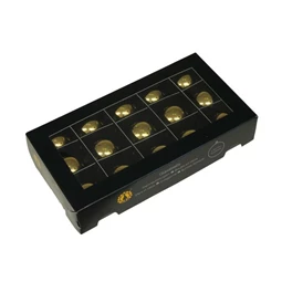 Gömb 4 cm bright gold shiny S/15