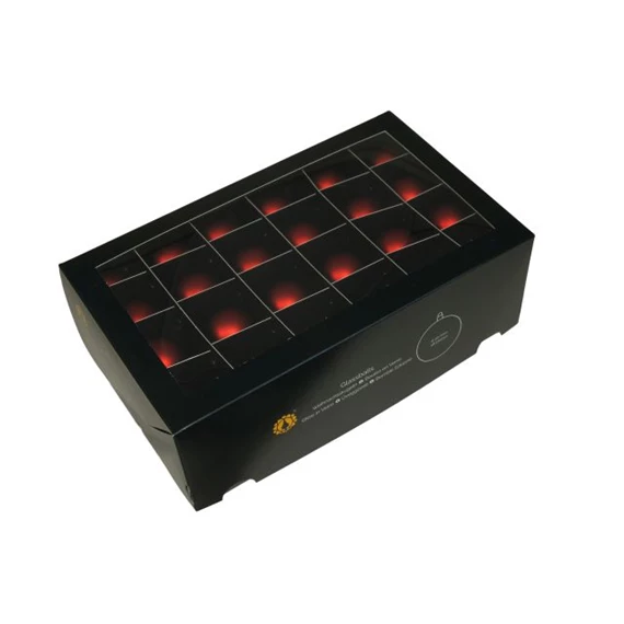 Gömb 4 cm red mat S/48