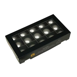 Gömb 4 cm silver mat S/15
