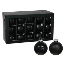 Gömb 5,7 cm black S/30