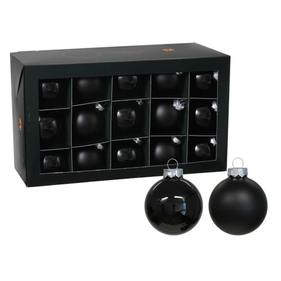 Gömb 5,7 cm black S/30