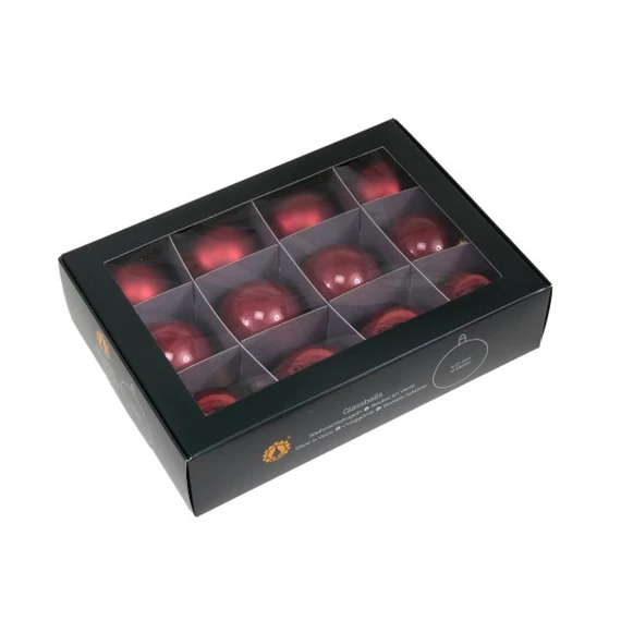 Gömb 5,7cm ruby S/12