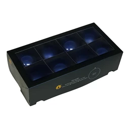 Gömb 8 cm night blue S/8