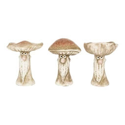 Gomba arccal 6,5x6,5x8,1 cm 3 féle
