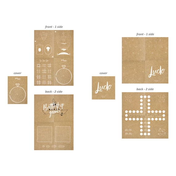 Gyerekek esküvői foglalkoztató készlet