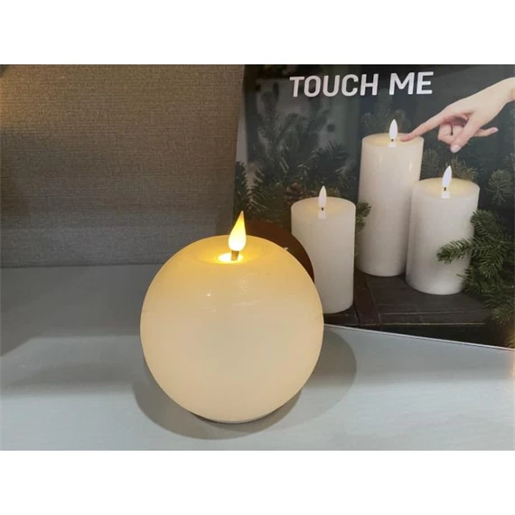 Gyertya LED-es 10x10x8,5 cm