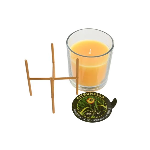 Gyertya citromfüves 8x8x12 cm