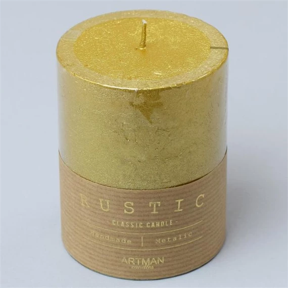 Gyertya henger, rusztikus 7x9 cm