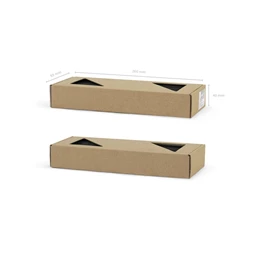 Gyertya kúp alakú matt fekete 24 cm S/10