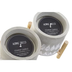 Gyertya lábakkal 10x10x12 cm 2 féle