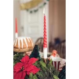 Gyertya mikulás 25 cm vegyes S/2