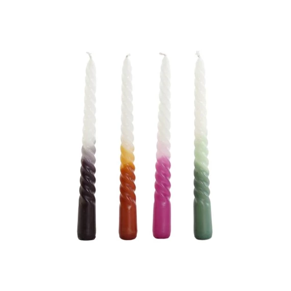 Gyertya szett 2x2x20 cm 4 féle S/4