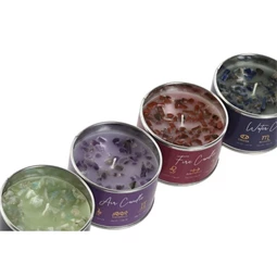 Gyertya tetővel 130 g 31x20x8 cm 4 féle