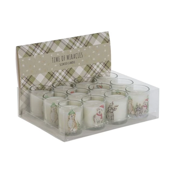 Gyertya 5x5x6 cm 4 féle