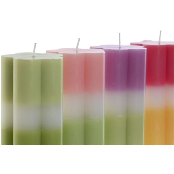 Gyertya virág 7x7x14 cm