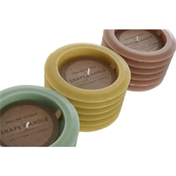 Gyertya 13x13x8 cm 3 féle