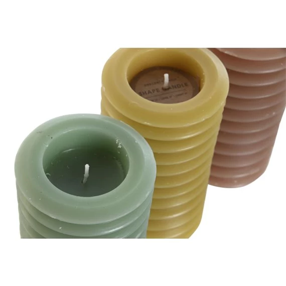 Gyertya 7x7x14 cm 3 féle