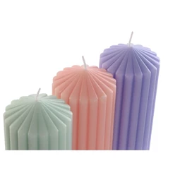 Gyertya 7x7x15 cm 3 féle