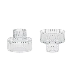 Gyertyatartó 2 az 1-ben széllel 6,5x5,5 cm S/4