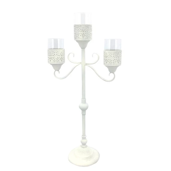 Gyertyatartó 3 ágú 36x28x78 cm