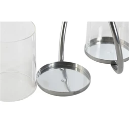 Gyertyatartó dupla 24x19x18 cm 2 féle