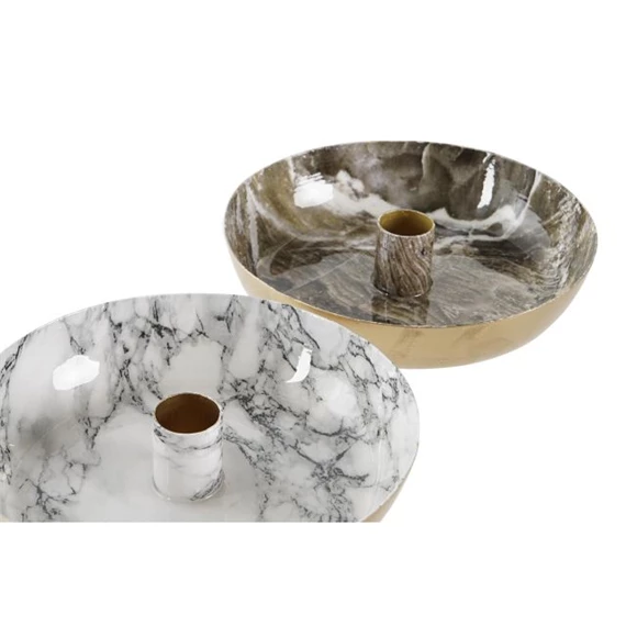 Gyertyatartó 15x15x3 cm 2 féle