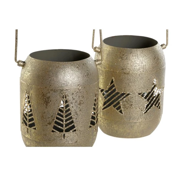 Gyertyatartó 8,5x8,5x11 cm 2 féle