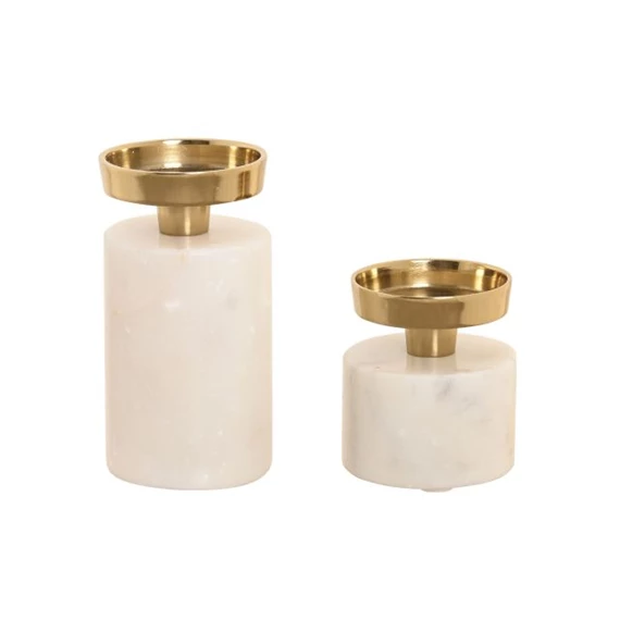 Gyertyatartó 6x6x12 cm S/2