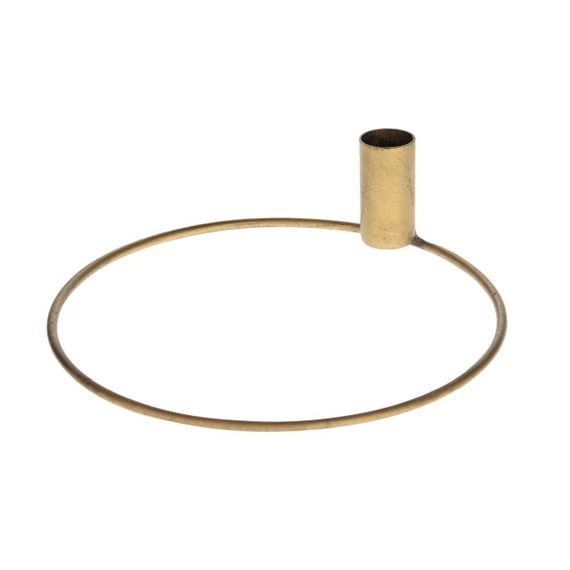 Gyertyatartó karikán 19x5,5 cm