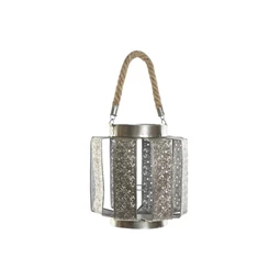 Gyertyatartó kötéllel 21x21x23 cm