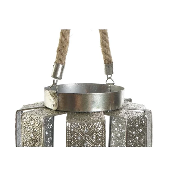 Gyertyatartó kötéllel 21x21x23 cm