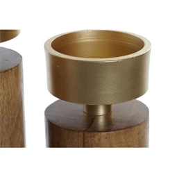 Gyertyatartó szett 7,5x7,5x27 cm S/3