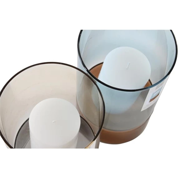 Gyertyatartó 13x13x21 cm 2 féle