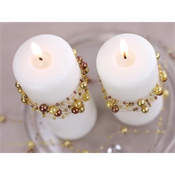 Gyöngy girlandok arany 1,3 m S/5