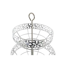 Gyümölcstartó krómozott 28x28x39 cm