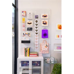 Halloween műanyag akasztószalag 10 kampóval, 1075 mm