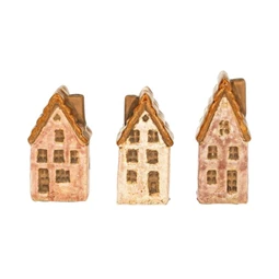 Ház kézműves 3x2x7,1 cm 3 féle