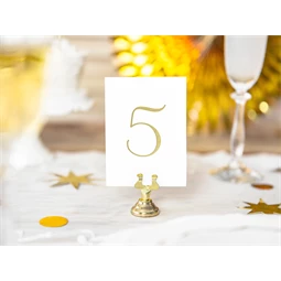 Helykártya tartó arany 4 cm