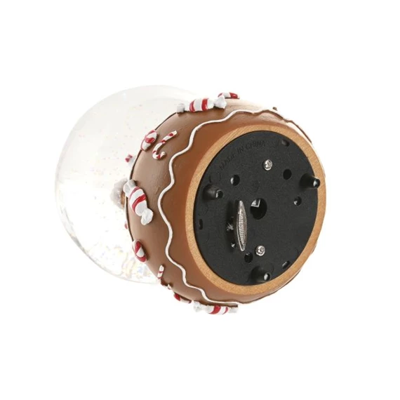 Hógömb zenélő 10x10x13 cm 2 féle