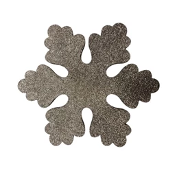 Hópehely glitteres, akasztós 40 cm