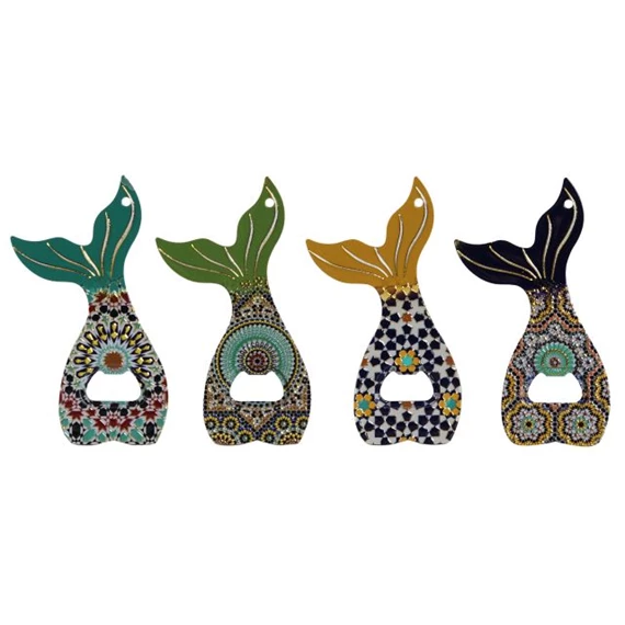 Hűtőmágnes hal 8x1x14 cm 4 féle