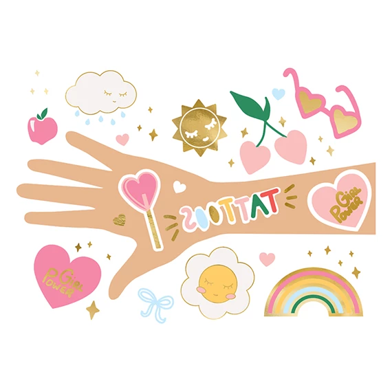 Ideiglenes tetoválások lányoknak, mix S/14