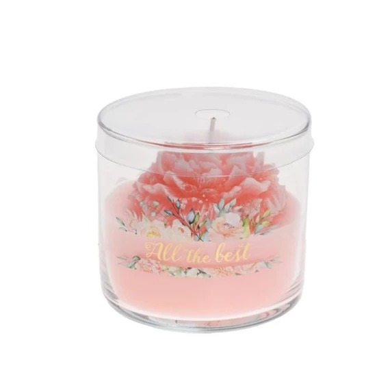 Illatgyertya üvegben peonia 300 g